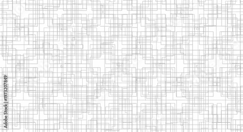 Abstract geometric line pattern on white background for modern design.