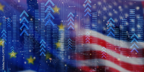 EU and USA Trade Partnership and Market Performance Dynamics on Digital Financial Interface