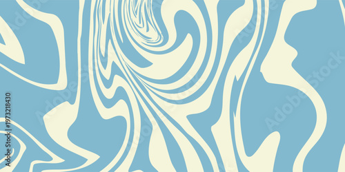 Dynamic groovy hippie 70s backgrounds, waves, swirl, twirl pattern, flowing motion curves with psychedelic energy, background design