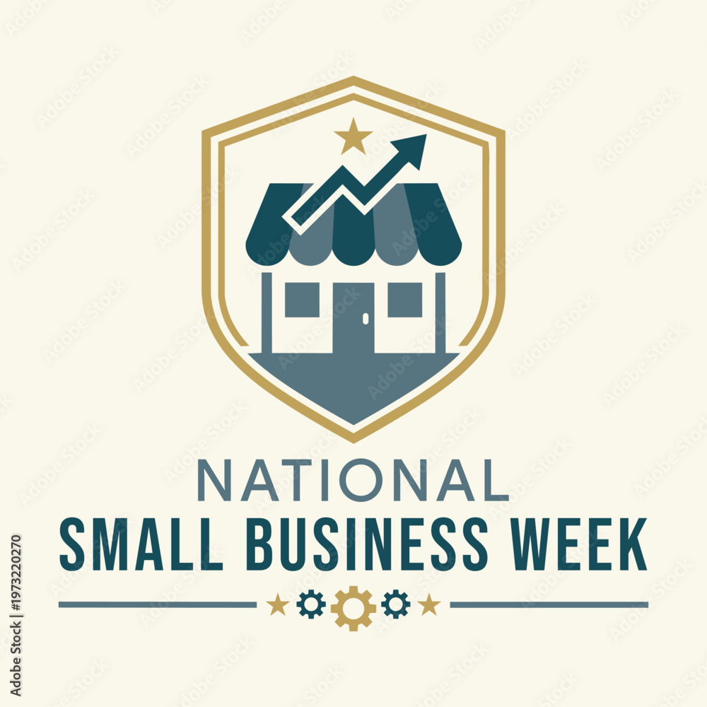 Fototapeta premium Celebrating Growth During National Small Business Week
