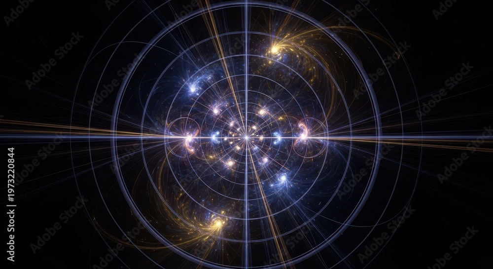 Obraz premium Abstract Cosmic Energy - A Visual Representation of the Universe.