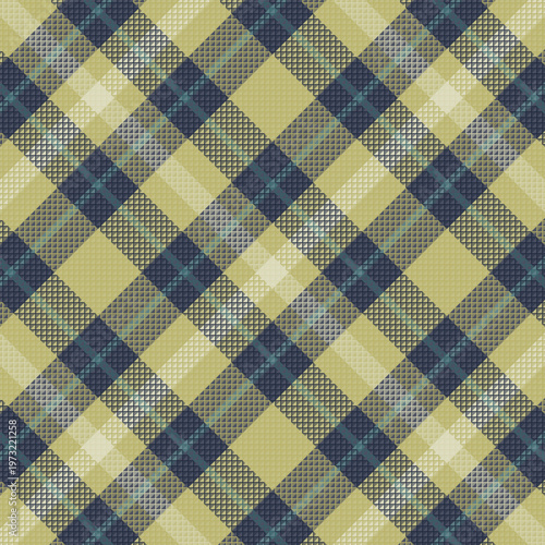 Tartan plaid pattern with texture.