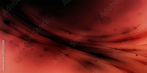 Glowing red abstract background design featuring flowing wave patterns and energy lines with a smooth blur texture for a motion wallpaper backdrop
