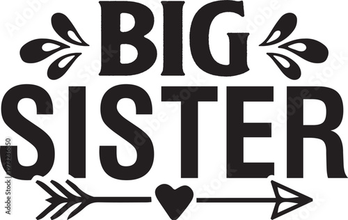 big sister svg design