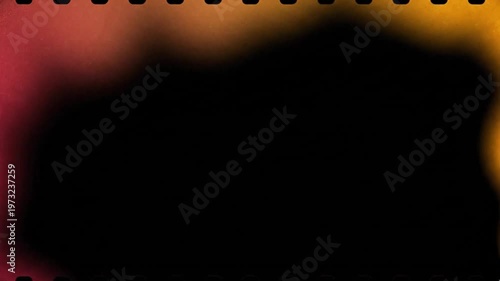 Wallpaper Mural Animated Vintage Film Frame Overlay with Warm Light Leaks and Grain Texture Torontodigital.ca