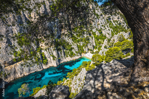 Calanque d en Vau bay view, near Marseille, France