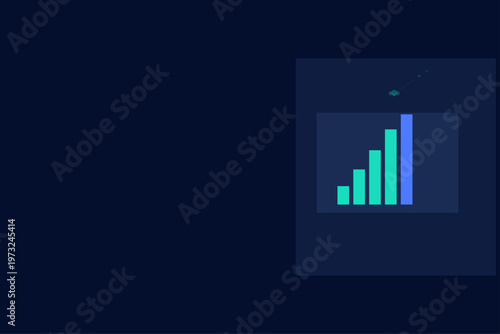 Cloud analytics dashboard hero background for SaaS platform and enterprise technology presentation