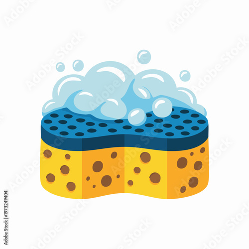 Sponge with Bubbles and Holes.