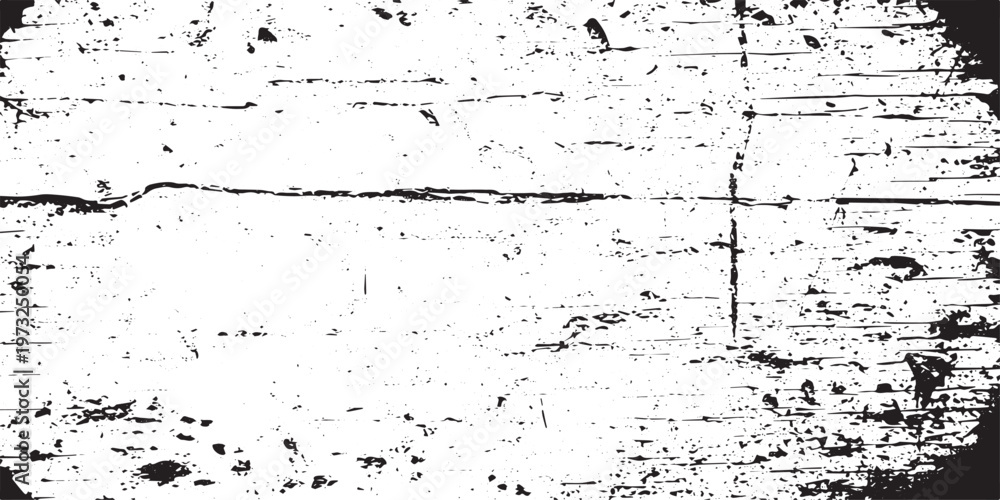 Fototapeta premium Rough textured surface with black splatters and lines with abstract design evokes a sense of grunge or weathered material abstract background distressed texture paint splatter