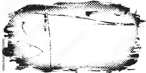 Abstract distressed grunge texture with halftone effect and copy space