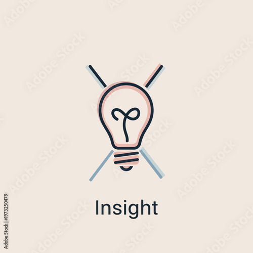 Creative Idea Light Bulb Insight Concept.