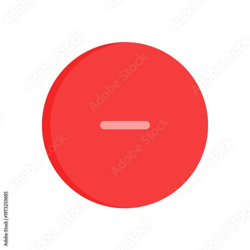 nihilism simple flat icon illustration