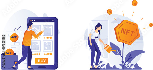 Exploring digital assets and virtual flower trading through mobile technology