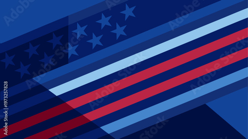 American flag, patriotic background, red white blue stripes, starry pattern