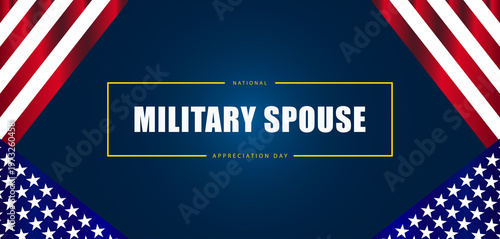 Tableau sur toile Saluting the Backbone of Our Troops Military Spouse Day