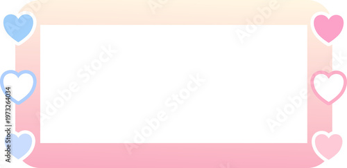 Colorful Frame Border, Banner, Text box Bubble Elements Design