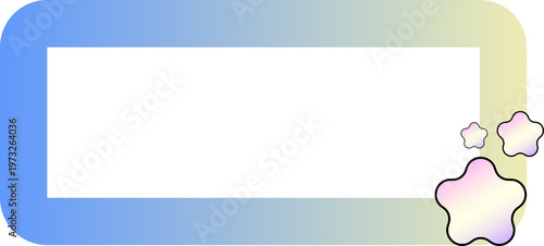 Colorful Frame Border, Banner, Text box Bubble Elements Design