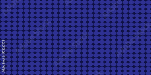 Seamless Geometric Pattern with Deep Blue Octagons and Dark Squares