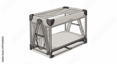 Portable Travel Crib for Infants and Toddlers, Safe Sleeping Solution