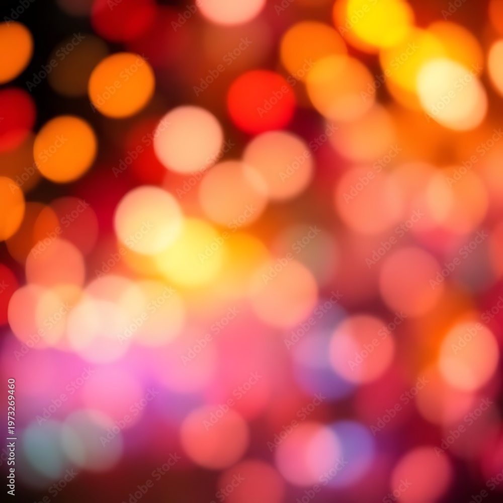 Fototapeta premium Dreamy Neon Bokeh Gradient Background for Modern UI