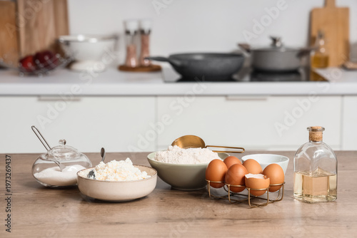 Ingredients for cottage che...