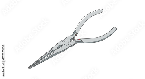 Precision Long Nose Pliers Tool for Crafting and Electronics Repair