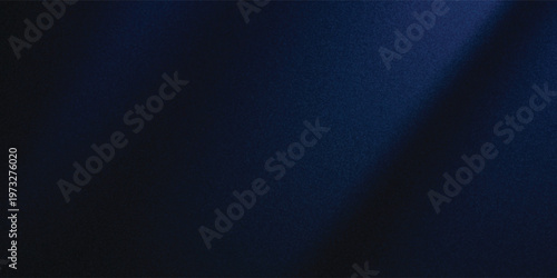 Silk satin fabric. Navy blue color. Abstract dark elegant background with space for design. Soft wavy folds.eps10
