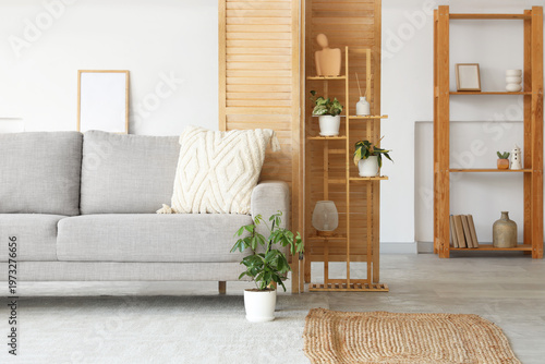 Interior of living room wit...