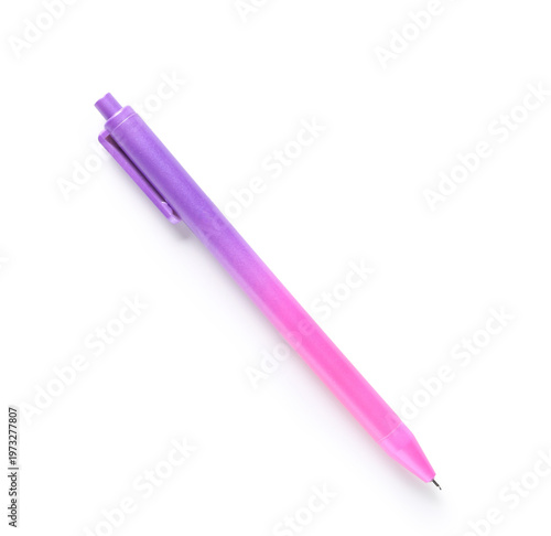 Gradient pen on white backg...