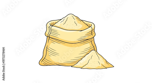 A bag of rice or grain.