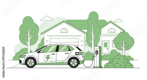 Electric Car Charging at Home: Sustainable Future, Eco-Friendly Transport