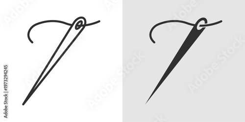 Stitching Icon representing wound closure, surgical care, and medical treatment.