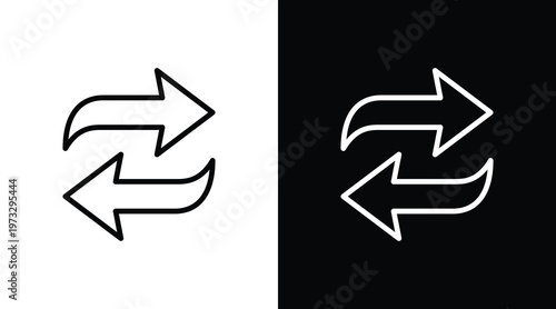 Switch  White Icon Set Design