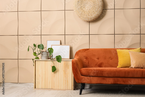 Interior of living room wit...