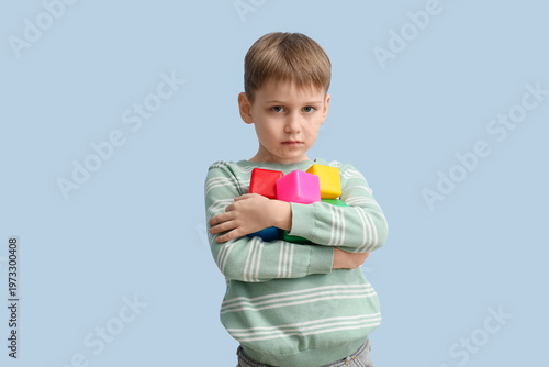 Little boy with autistic di...