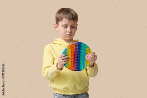 Little boy with autistic di...