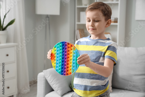 Little boy with autistic di...