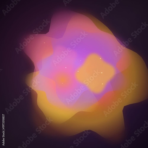 Colorful Liquid Blob Morphing Animation