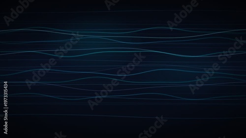 Neon Flowing Lines Background Animation