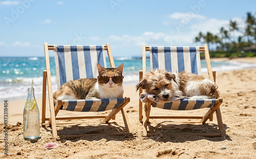 Summer Vacation with Cats and Dogs