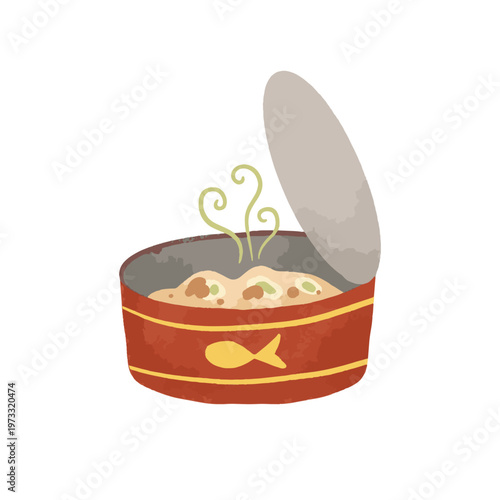 Smelly Canned Food Watercolor Tin