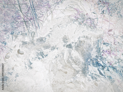 抽象的　水墨画　背景素材