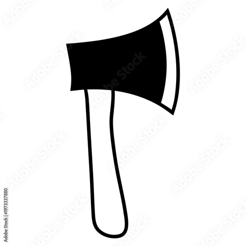 axe vector icon illustration