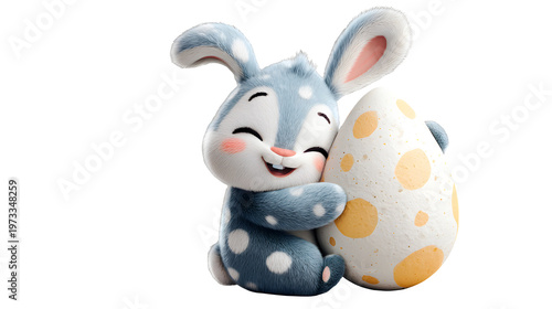 easter bunny with egg