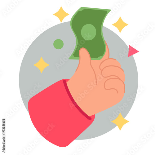 payment cash money illustration