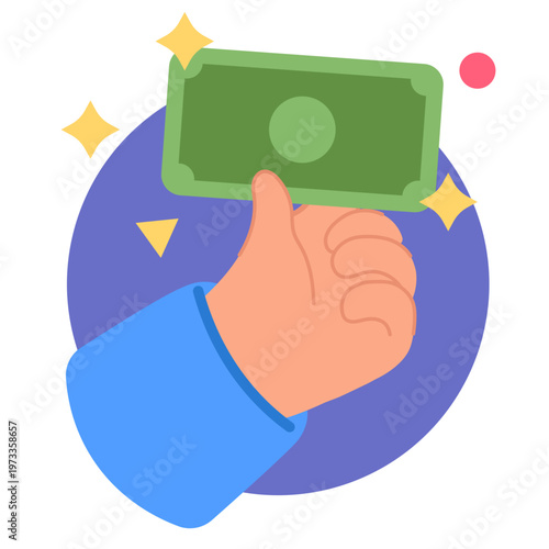 payment cash money illustration