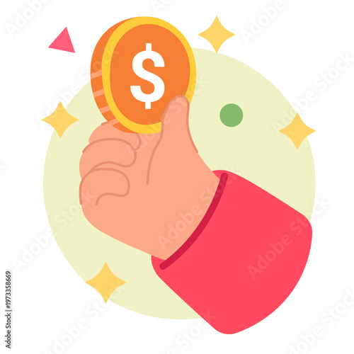 payment cash money illustration