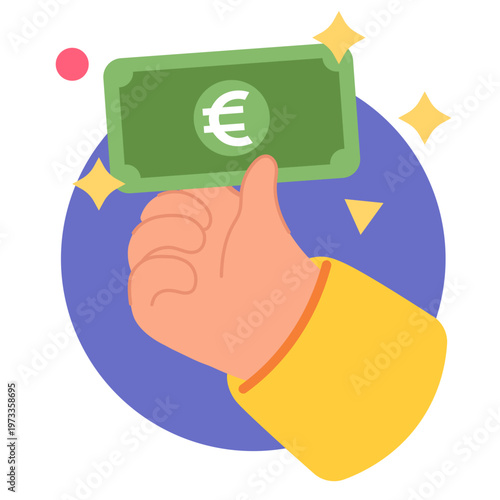 payment cash money illustration