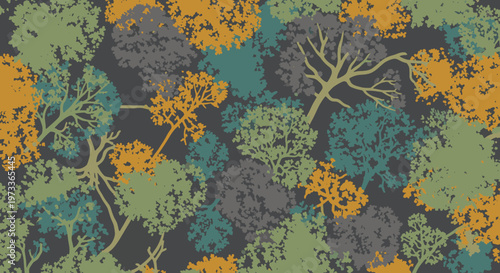 Evokes a sense of calm and natural growth, ideal for background designs, website textures, or marketing materials seeking a peaceful, organic feel.