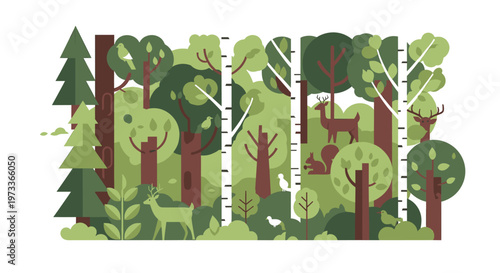 A stylized illustration evokes a sense of calm and growth. Perfect for marketing materials, website design, or social media posts needing a touch of n